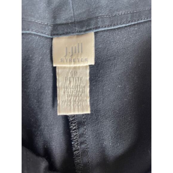 J.Jill Black Stretch Pants Womens 6 Petite W/ Pockets - Picture 4 of 4